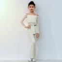 梵蒂恺儿童拉丁舞服2026新款演出服女长袖练功服舞蹈服拉丁裤套装 4