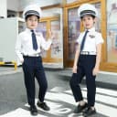儿童海空陆军装运动会开模男女童空军制服演出服小学生升旗手班服 3