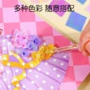 手绘戳戳乐画儿童手工diy 公主换装贴纸书女孩玩具粘贴画女童开发 4