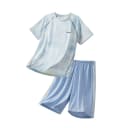 儿童夏季速干套装冰丝运动服短袖短裤男女童大童青少年两件套夏装 5