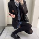 妙氏西装9件套JK外套春款jk制服2026年新款正版原创西服格裙套装 2