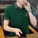 啄木鸟95棉质夏季男款翻领POLO衫男短袖商务休闲修身刺绣T恤上衣 3