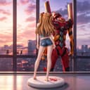 【新品】明日香都市潮服手办全涂装世纪福音战士模型摆件周边礼物 3