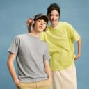 Champion冠军短袖男26夏季纯棉T恤情侣纯色上衣女宽松休闲美式潮 5