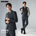 【三件套】利郎官方 西服套装男2026秋季新款结婚西服男装条纹 3