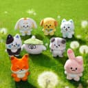 LINE FRIENDS名学动物园2.0站姿玩偶12cm玩偶摆件毛绒明星周边 2
