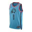 正品NIKE耐克布克BOOKER1号太阳队城市宣告复古SW球衣背心DO9452 3