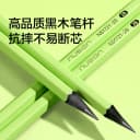 得力纽赛黑木小绿杆护眼书写铅笔一二年级小学生专用幼儿园初学者适用HB2B无铅毒不易断儿童考试绘画素描铅笔 2