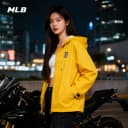 MLB官方 男女情侣大LOGO连帽防泼水夹克外套25秋冬新款WJB80 3