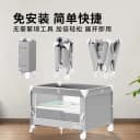 coolbaby折叠婴儿床可移动新生儿拼接床便携式多功能宝宝床带摇篮 2