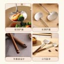 厨房不锈钢锅铲炒菜铲子炒勺汤勺创意长柄炒菜勺子蘑菇铲家用厨具 5