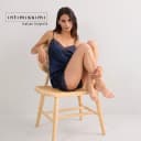 Intimissimi意舒漫性感蕾丝桑蚕丝吊带打底背心LTD71S 3