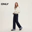 【所有女生的衣橱直播间】ONLY可拆腰带直筒裤/卷边牛仔裤 3