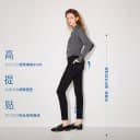 【塑型裤】ONLY2026秋季新款高腰提臀弹力美腿小个子九分牛仔裤 2