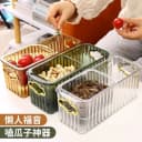 懒人轻奢果盘家用客厅嗑瓜子神器果篮零食干果盒双层沥水盘水果盆 2