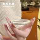 顺庆银楼S999纯银手镯女足银镯子金纹颂银手环新中式生日礼物 3