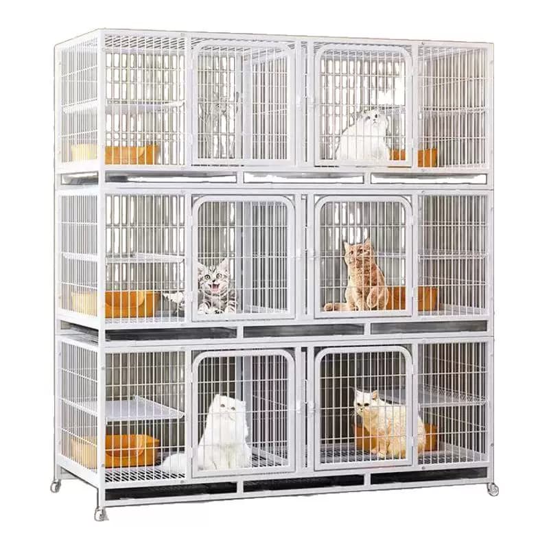 猫笼多层隔断子母笼鸽子鸟繁殖笼室内加密宠物店寄养笼配对金属笼
