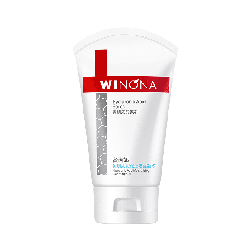 薇诺娜透明质酸保湿修护洁面凝胶80g深层清洁