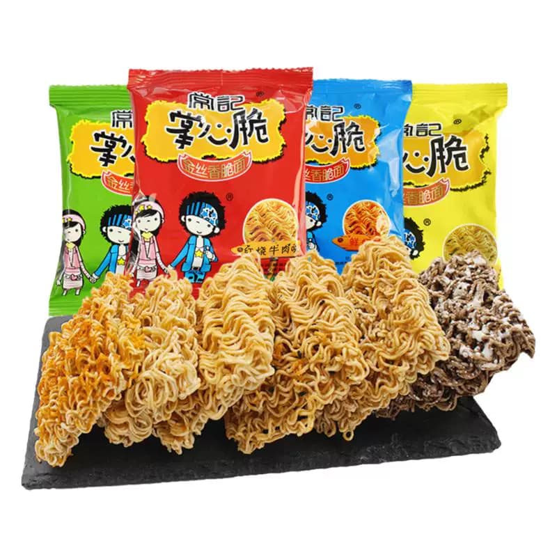 常记干脆面掌心脆干吃面整箱装办公室吃货解馋小零食小吃休闲食品