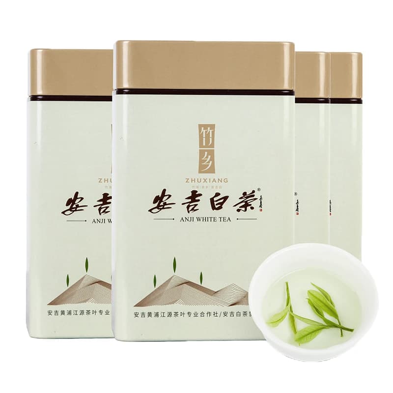 2026新茶竹乡安吉白茶明前特级500g罐装礼盒官方旗舰店正品绿茶叶