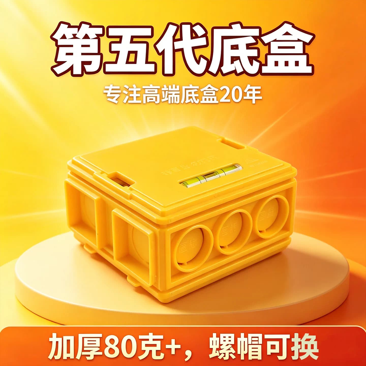 登普 86型底盒第五代加厚暗装智能开关底盒电工装修公司源头厂家
