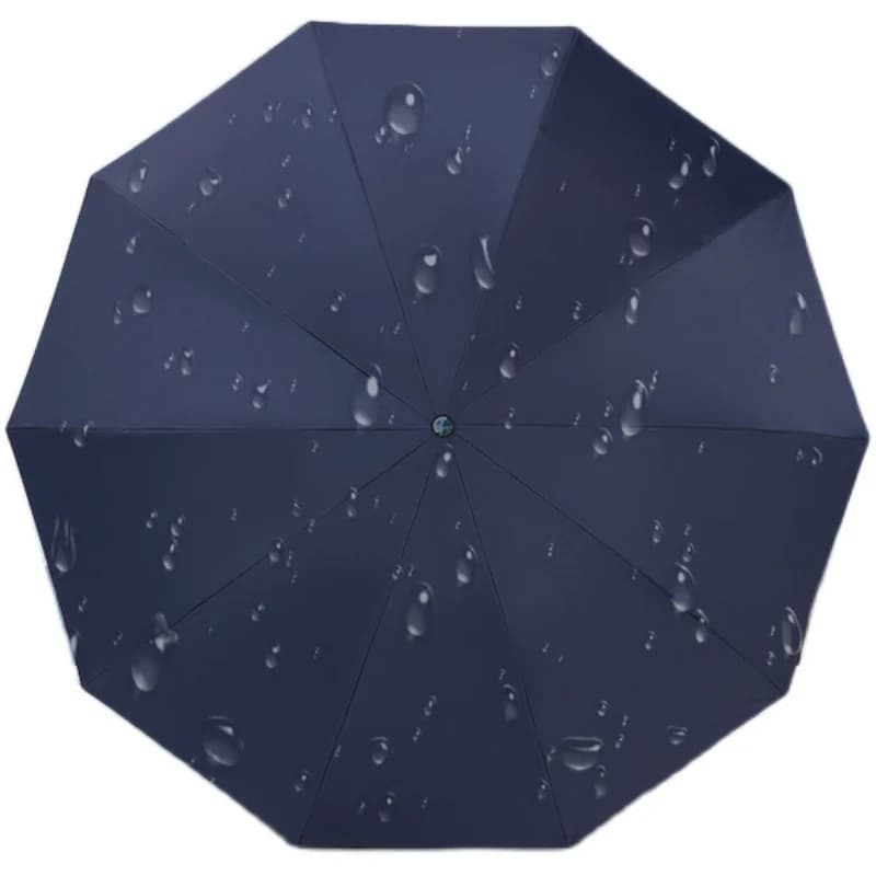 自动雨伞男女折叠太阳伞加大加固晴雨两用防晒防紫外线加厚遮阳伞