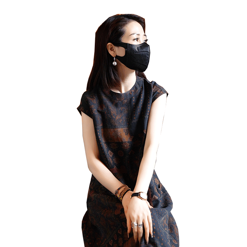 真丝连衣裙女夏桑蚕丝高端杭州2026新款香云纱小个子妈妈裙子显瘦
