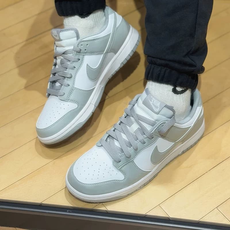 Nike/耐克 Dunk LOW 防滑耐磨低帮板鞋男女同款白色HF5441-105